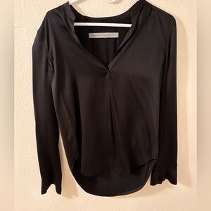 Raquel Allegra Classic Black Blouse